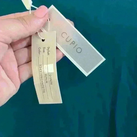 Cupio NWT Women’s Blue Long Sleeve Shirt Size M - Picture 4 of 5